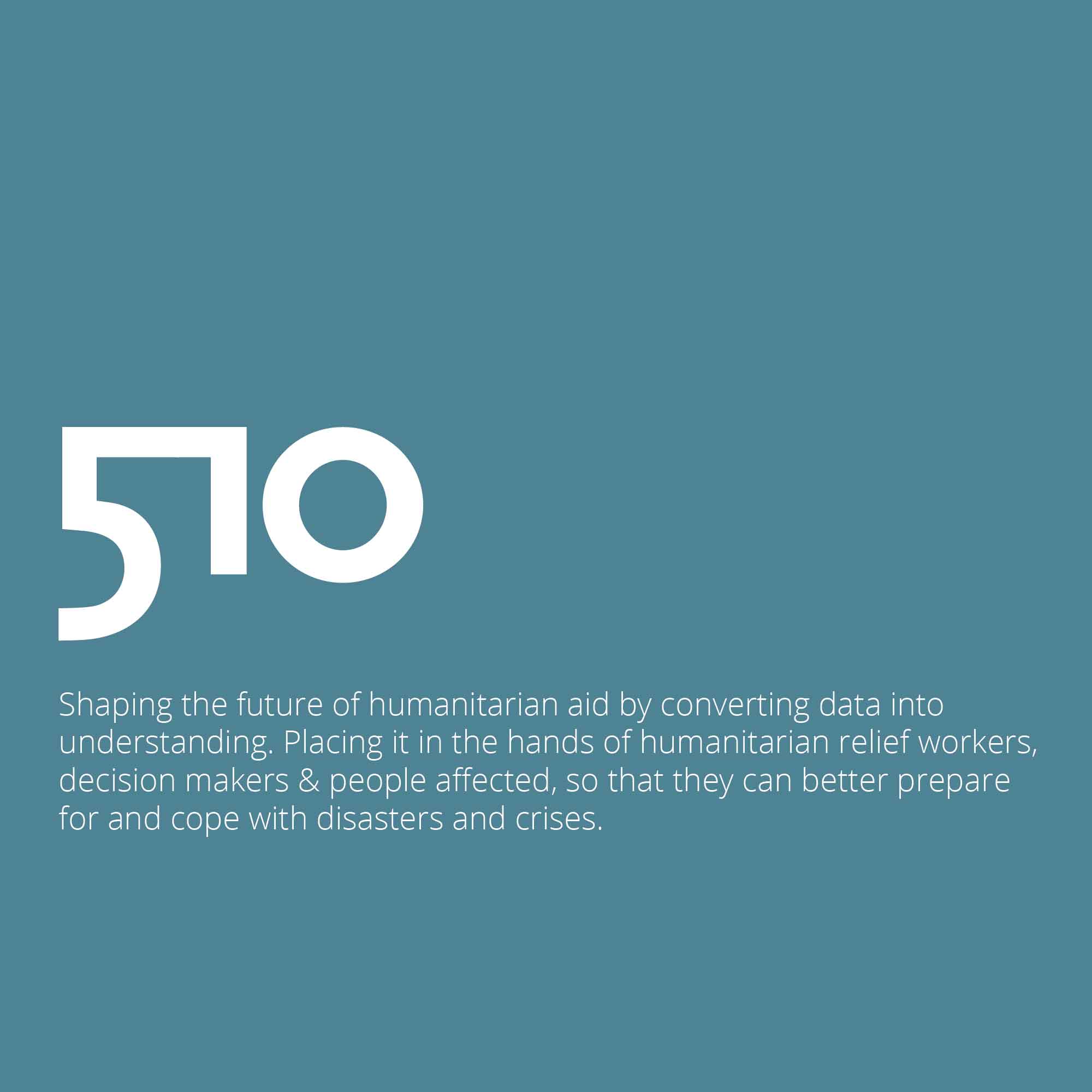 510 global personalised humanitarian aid through data